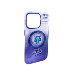 Funda Magnética Diseño Skinarma para Apple iPhone 14 Pro Max Azul